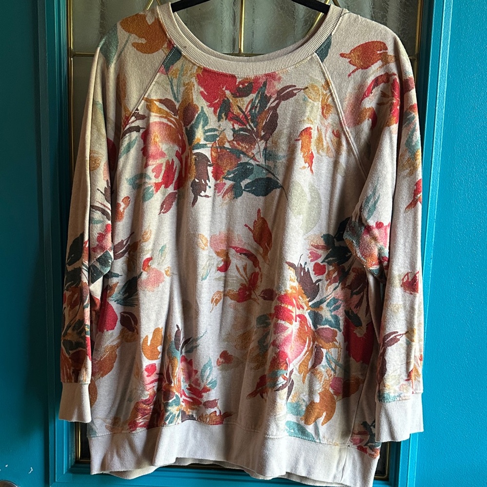 Torrid Multicolor Floral Top